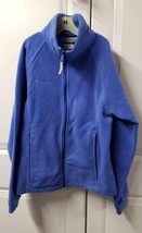 Columbia Girls Fleece Jacket Size: Youth 14/16 Zipper Purple Children's Warm - $16.82