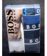 Hugo Boss Mens 3-Pack Multicolor Stretch Cotton Underwear Trunk Boxer Sh... - £19.77 GBP
