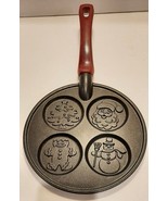 Nordic Ware Christmas Pancake Pan Non-Stick Stovetop Santa Snowman Cooki... - £15.97 GBP