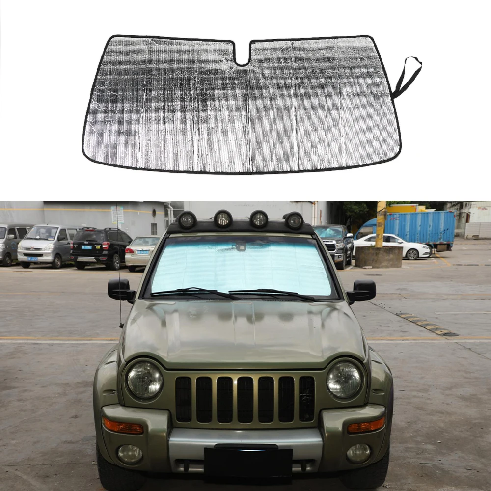 Windshield Sunshade Shade Cover Sun Visor UV Protection for Jeep Liberty - £30.19 GBP