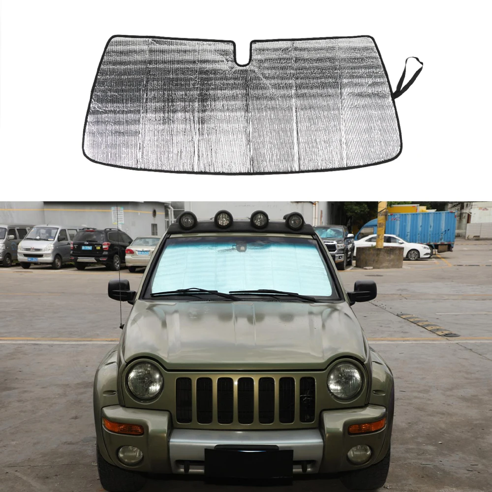 Windshield Sunshade Shade Cover Sun Visor UV Protection for Jeep Liberty - £29.86 GBP