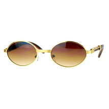 Unisex Vintage Madera Buffs Gafas de Sol Moda Ovalado Marco UV 400 - £7.90 GBP