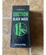 Lot of 2 Vassoul Charcoal mask Remover Mask, Peel Off Black Mask - £4.12 GBP