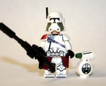 Clone Commander Bacara with Droid Clone Wars Star Wars Custom Minifigure - $4.30