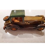 Old Vtg Wooden Home Decorative Car Model 10 Inches long - $464.10 MXN