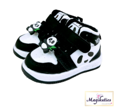Panda Bear Toddlers Sneakers Warm Boys Girls Casual Sport Shoes Kids Tra... - $24.50