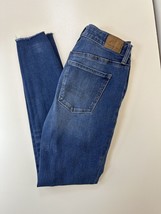 Women’s American Eagle Jeggings Size 0 Jeans Leggings Blue Denim Regular Fit - £11.19 GBP