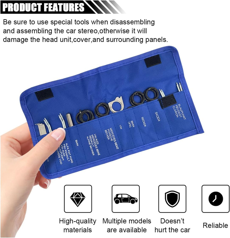 20PCS Car Radio Removal Tool Kit, Professional Tooling Car Audio Stereo CD Playe Item image 3