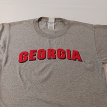 Delta Magnum Weight GEORGIA Men's Gray Cotton Blend Long Sleeve T-Shirt Size M image 8