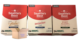 Seattle&#39;s Best Coffee K-Cups, 24/Box, 3 Flavors, 1 Box of Each - £38.09 GBP
