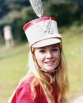 Tuesday Weld cute smiling pose in cheerleader outfit and hat 16x20 Canvas Giclee - £54.10 GBP