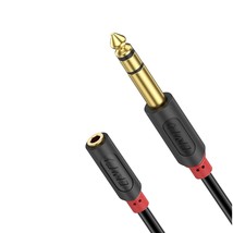 J&amp;D 3.5mm to 1/4 Headphone Adapter Cable, Gold Plated Audiowave Series 3... - £19.15 GBP