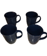 Royal Norfolk Royal Blue Stoneware Coffee Mugs Dinnerware Cups-Set Of 4-NEW - $81.36 CAD