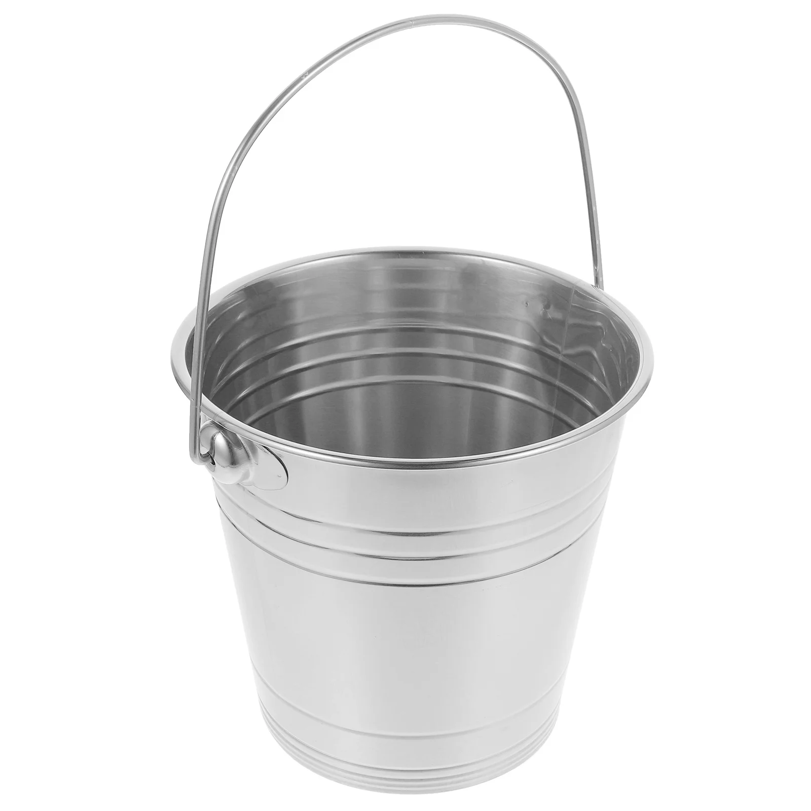 Ice Cube Bucket Multipurpose Summer Bottled Beverage Cooler Bucket Steel Ice - £19.56 GBP