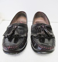 Bass Men&#39;s Grammer Loafers Leather Kiltie Tassel Slip On Shoes Cordovan ... - $28.92