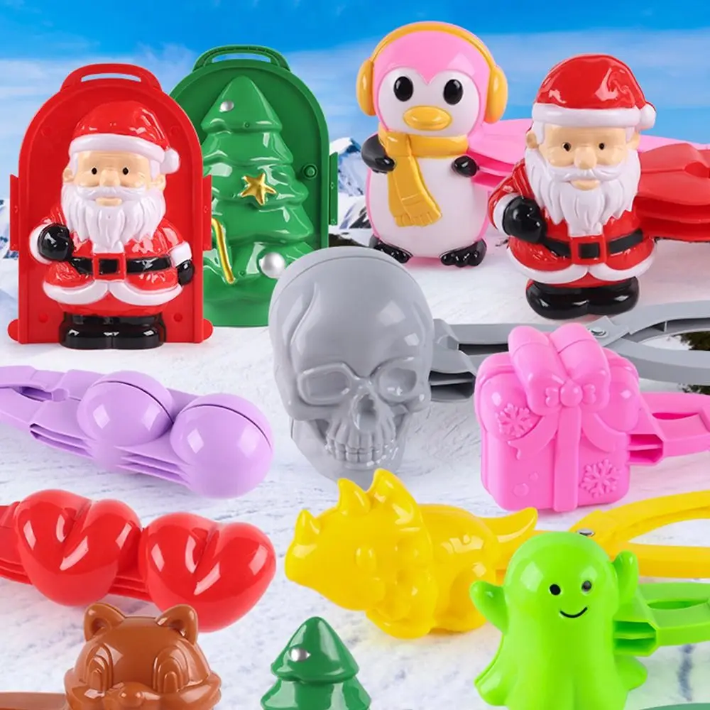 DIY Snowball Clip Santa Claus Toys Snowball Maker Children Play Mold Snow Tools - £9.24 GBP+