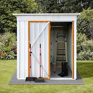 5Ft X 4Ft Outdoor Sheds &amp; Outdoor Storage Clearance, Metal Anti-Corrosio... - $595.99