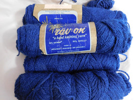 Rochelle Rav On Galway Blue dye lot mixed total 7.1 oz - $6.99