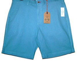 Weathrproof Vintage Lagth Blue Striped Cotton Shorts Size US 38 - $25.47