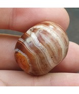 Antico antico amuleto di perle in pietra di agata rossa tibetana dell&#39;Hi... - $300.87 CAD