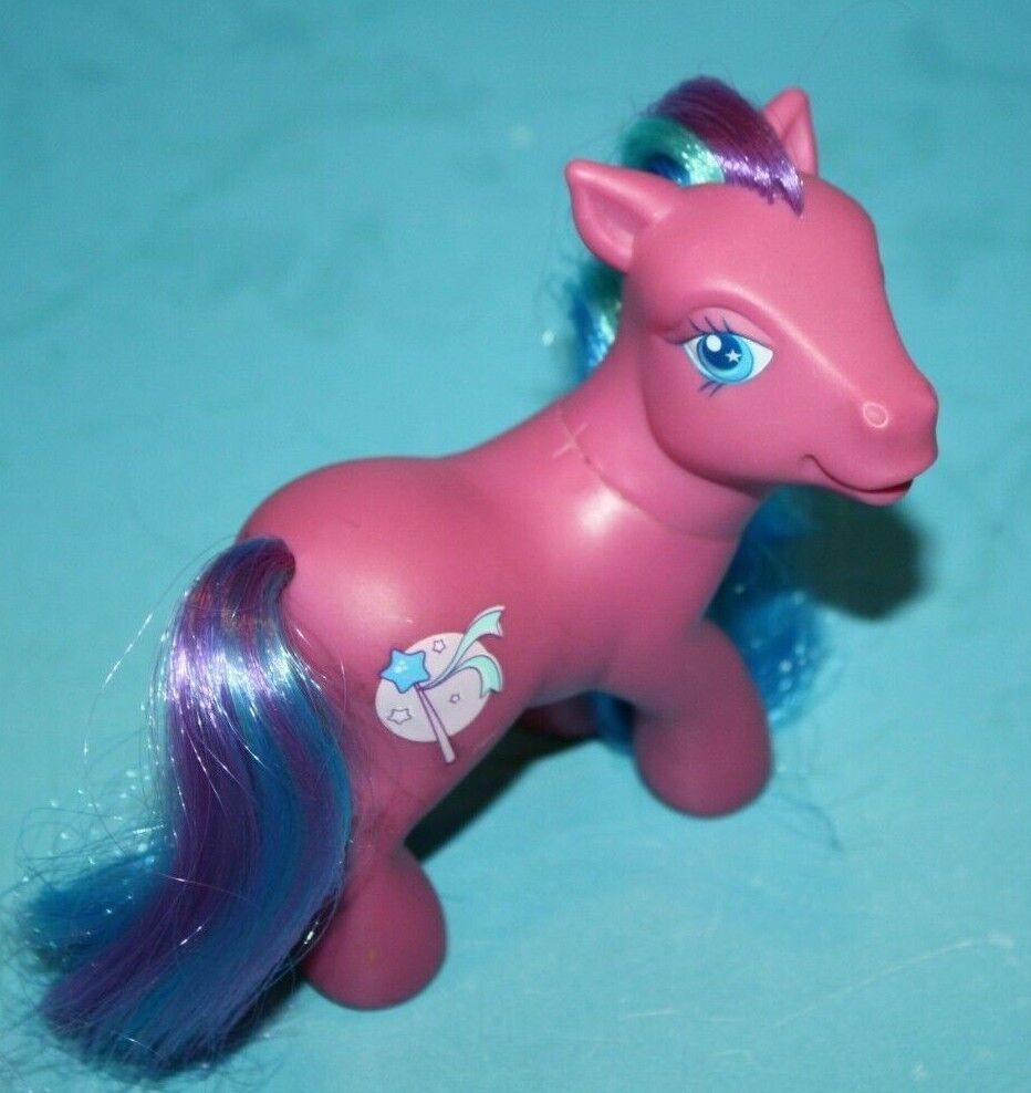 My Little Pony Butterfly Island Dazzle Bright Ribbon Wishes Pink Blue Ha... - $10.70