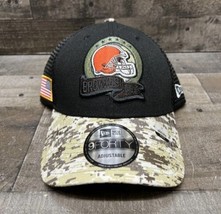 NFL Cleveland Browns Snapback New Era 9 Forty Adjustable Camo USA Hat - £19.20 GBP