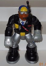 Vintage 2001 Fisher Price Rescue Heroes Police Officer with Silver Pants - £10.84 GBP