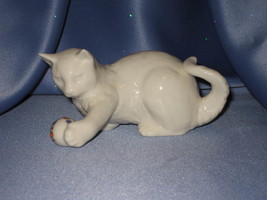 Cat Playing with a Ball by Lenox. - $30.00