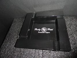 Rocky Patel  Black Plastic  Square 4-Finger Ashtray Measures 9.5"square image 2