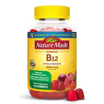 READ Nature Made Extra Strength Vitamin B12 Gummies, 3000 mcg, 60 Gummie... - $184.88 MXN