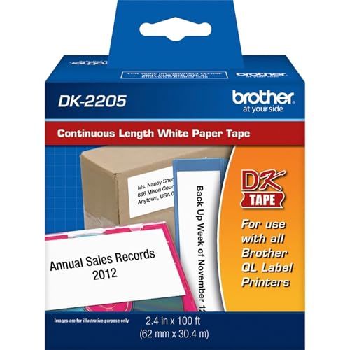 Brother Genuine, DK-22053PK Continuous Paper Label Roll, Cut-to-Length L... - $85.07+