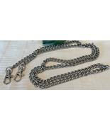 Chain Link Crossbody Strap 48&quot; Silver Generic Unbranded Replacement Remo... - $354.95 MXN