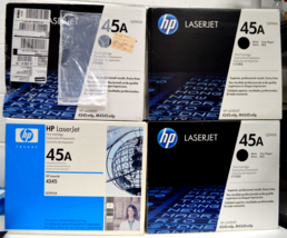Genuine HP LaserJet Q5945A 45A Toner Cartridge 4345 BLACK  (LOT of 4) - £220.54 GBP