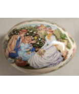 Lenox Easter Egg Lidded Box Trinket Dish Gathering Memories 1990 Made in... - $23.72 CAD