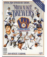 MILWAUKEE BREWERS 1989 Official Yearbook - Special 20th Anniversary Edition - $13.49