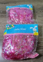 Happy Easter- Easter Grass 1.75oz  Pink - 2 Pack - $8.86