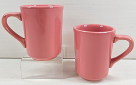 2 Homer Laughlin Fiesta Rose Denver Mugs Set HLC Fiestaware Coffee Tea Cups Lot - £31.53 GBP