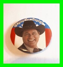 Uncommon Vintage 1980 J.R. Ewing For President Pin Back Button - £11.81 GBP