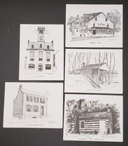 Pennsylvania Artist Robert Morrow Waynesboro &amp; Other Cards Blank Pack Of 10 (F) - £6.35 GBP