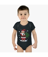 Funny Cute Santa Claus Christmas Unisex Infant Baby Rib Bodysuit - $14.99