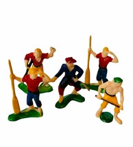 Plastic Pirates lot cowboy western toy soldier army men vtg 1960s mpc marx oar - £15.49 GBP