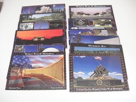 Washington DC Postcards Lot of 12 War Service Branch Memorials Lincoln 2014 5x7 - £8.60 GBP