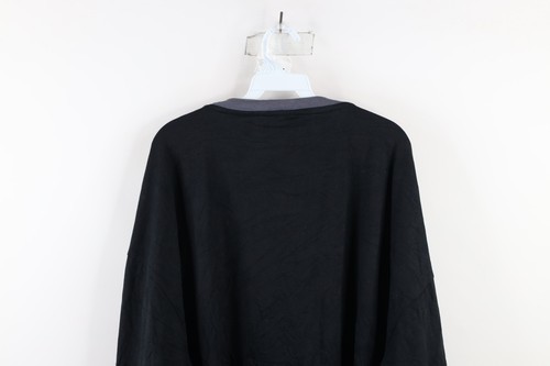 Vintage Sean John Mens 3XL Distressed Spell Out Script Long Sleeve T-Shirt Black Item image 12