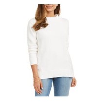 Karen Scott Womens XXL Bright White Mock Neck Long Sleeve Sweater NWT G53 - $22.53