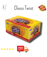 24 PCs katakit choco Twist Coated Cream Biscuit chocolate cocoa بسكويت ت... - £25.97 GBP