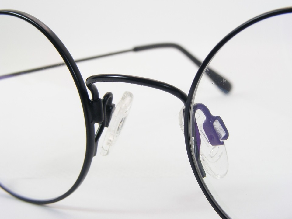 Vintage OU 43.292 01 BLACK RARE EYEGLASSES GLASSES ROUND FRAME 40-19-145mm Item image 7