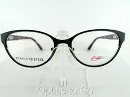 CANDIE&#39;S CA 139(083) MATT BLACK/PURPLE 50-17-140 STAINLESS STEEL Eyeglas... - $34.68
