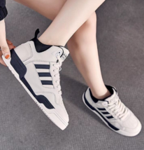 New Women&#39;s White Shoes Female Spring Shoes Board Lace Up Sports High-Top Casual - £133.12 GBP