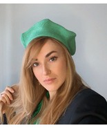 French green beret , crochet beret hat, one size , unisex hat, handmade crochet 