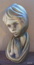 Marie Brower Vintage Signed Praying Child Chalkware 11&quot; 1969 - £35.84 GBP